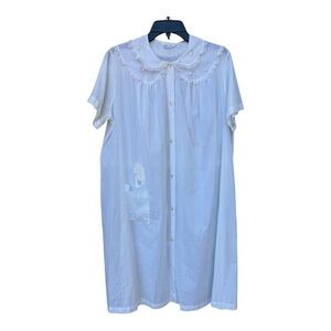Vintage Sears Lace Babydoll Nightgown Romantic Minimalist Victorian |40/42 | L